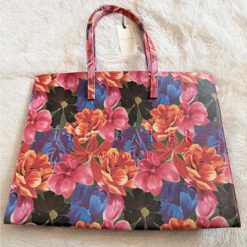 Ted Baker Floral Print Tote Bag - Multicolor